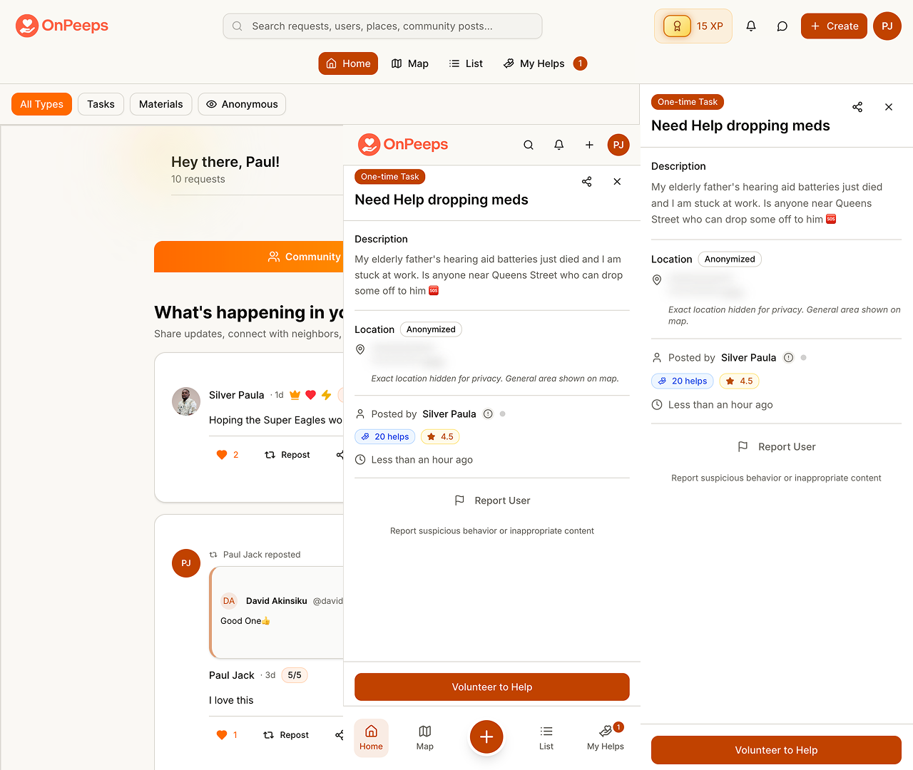OnPeeps step 2: Volunteer